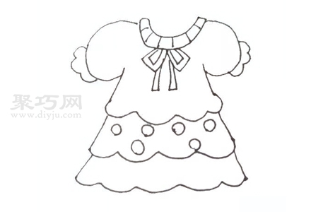 兒童畫花裙子步驟圖解 來學(xué)花裙子簡筆畫