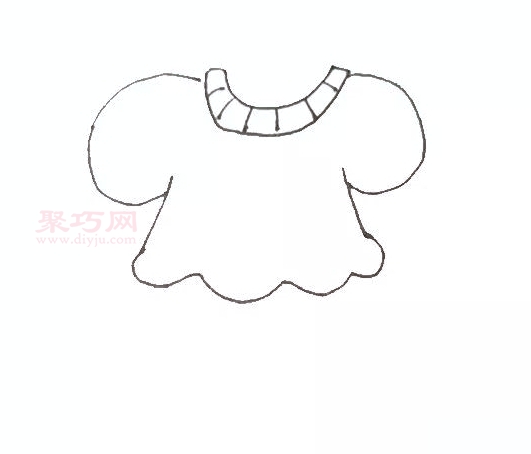 兒童畫花裙子步驟圖解 來學(xué)花裙子簡筆畫